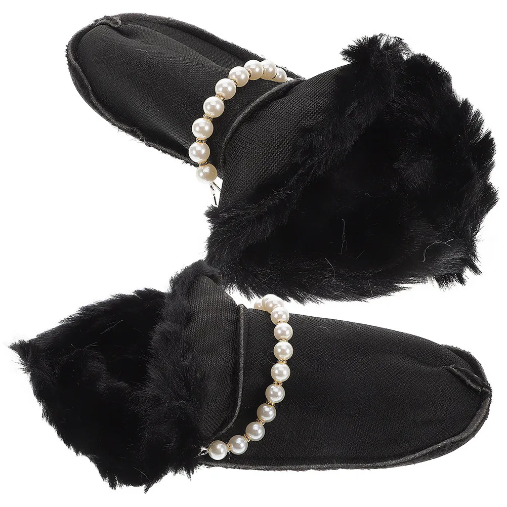 

1 пара теплых зимних вкладышей для обуви, съемные толстые стельки из флиса для обуви с отверстиями, уютные вкладыши для тапочек, размер 42/43