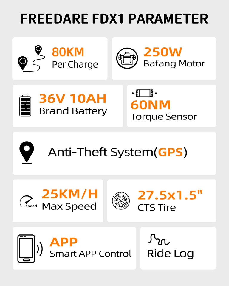 Freedare Electric Bicycle 250W Brushless Motor 36V10AH Battery ebike Dual Disc Brake Adult City 27.5 Inch Tire Carbon Belt Ebike image 5