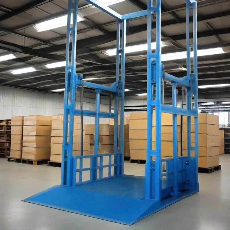 

2500mm 300kg-8000kg small goods lift hydraulic cargo elevator warehouse freight lifter