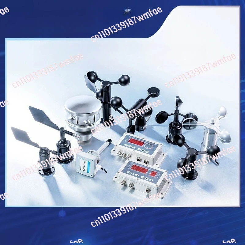All-aluminum Alloy Ultrasonic Ducted High-precision WindSpeed and Direction Sensor Three-cup Wind Speed WindDirection Anemometer