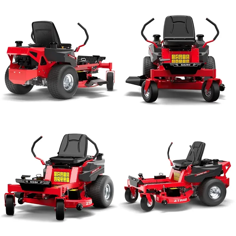 Crusher Industrial Grade 42-Inch Ride-on Lawn Mower Zero Turn Riding Mower for Grassland Manufactured by the Company