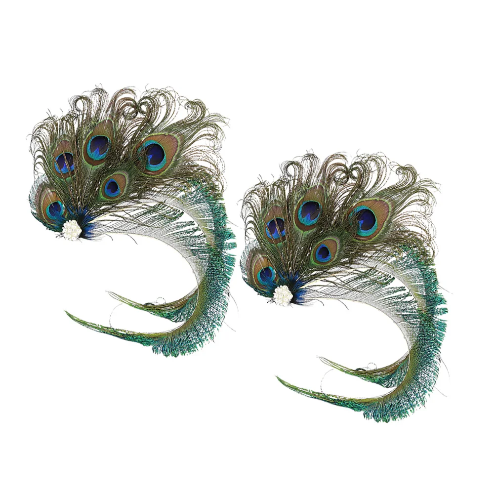 

2 шт., заколки для волос в виде павлина, свадебные заколки для волос, элегантные свадебные аксессуары, заколки для подружек невесты со стразами, украшение для укладки