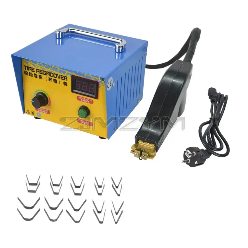 1KW Digital Tire Regroover Tire Rubber Engraving Machine Truck Car Rubber Tyres Grooving Electric Rubber Cutting power Machine