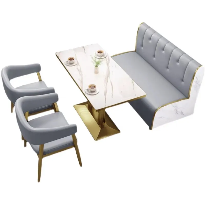 

Commercial Booth Sofa and Dining Table and Chairs Sets