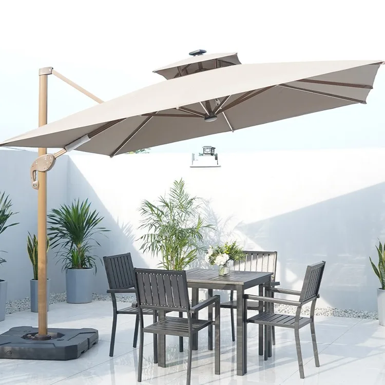 

Outdoor Parasol Garden Umbrella Commercial Large Stall Sun Umbrella Garden Terrace Villa Outdoor Outdoor Roman Umbrella