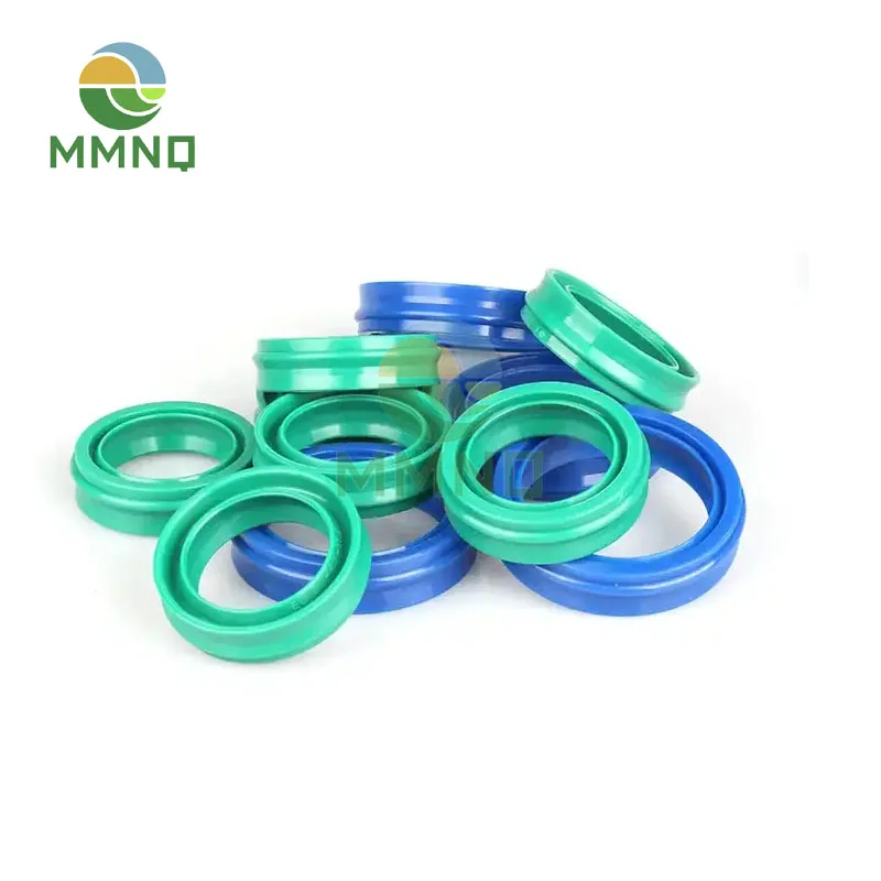 5pcs EU 12*20*10.7 12x20x10.7 Polyurethane Dustproof Green Pneumatic Piston Rotary Shaft Rod Green O Ring Gasket Oil Seal