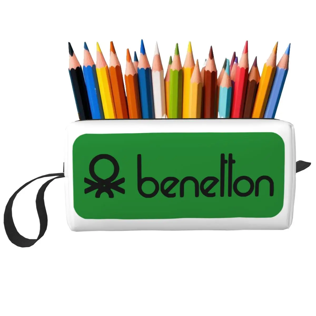 Estuche de lápices United Colors Of Benetton para niños, regalos, caja de bolígrafos, bolsa de lápices, suministros de papelería, bolsa de cosméticos de viaje para mujer, organizador