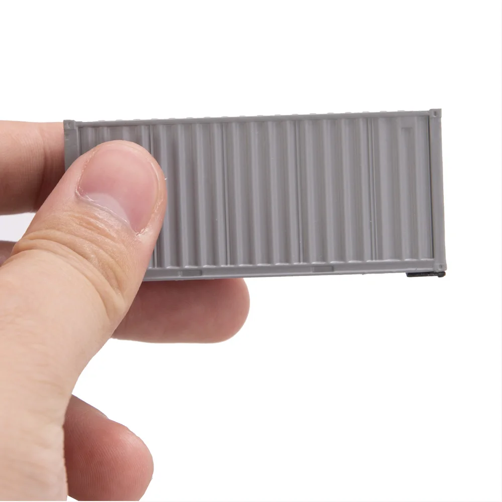 HO 1/87 Scale Miniature Container Model 20FT Shipper Container Storage Box DIY Building Railway Train Scene Accessories 1PCS - view 5