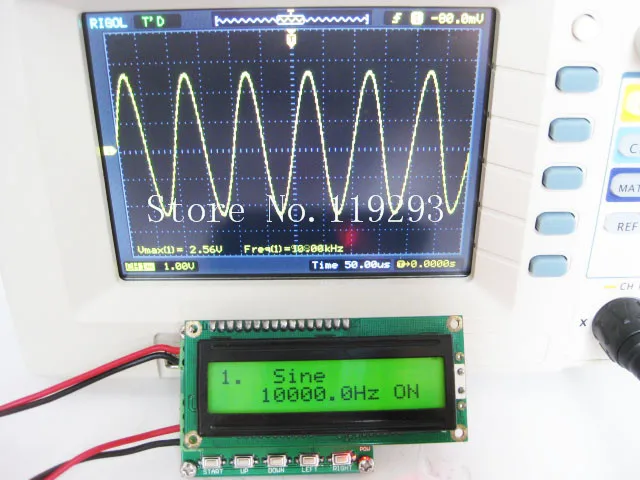 [[BELLA]The new version of DDS signal generator function generator stronger than m328 0.1hz ~ 100khz + frequency meter--5PCS/LOT