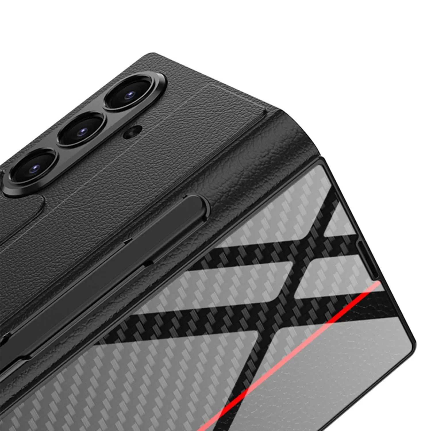 

Чехол для телефона Samsung Galaxy Z Fold 7, чехол с защитным слотом для экрана