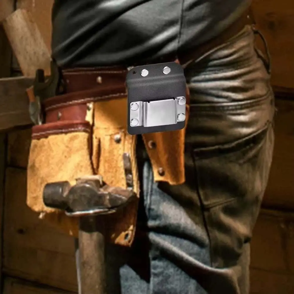 Ganci per morsetto per cintura da trapano compatti di alta qualità Supporto per nastro di misurazione leggero Clip per cintura per trapano elettrico resistente all'usura durevole