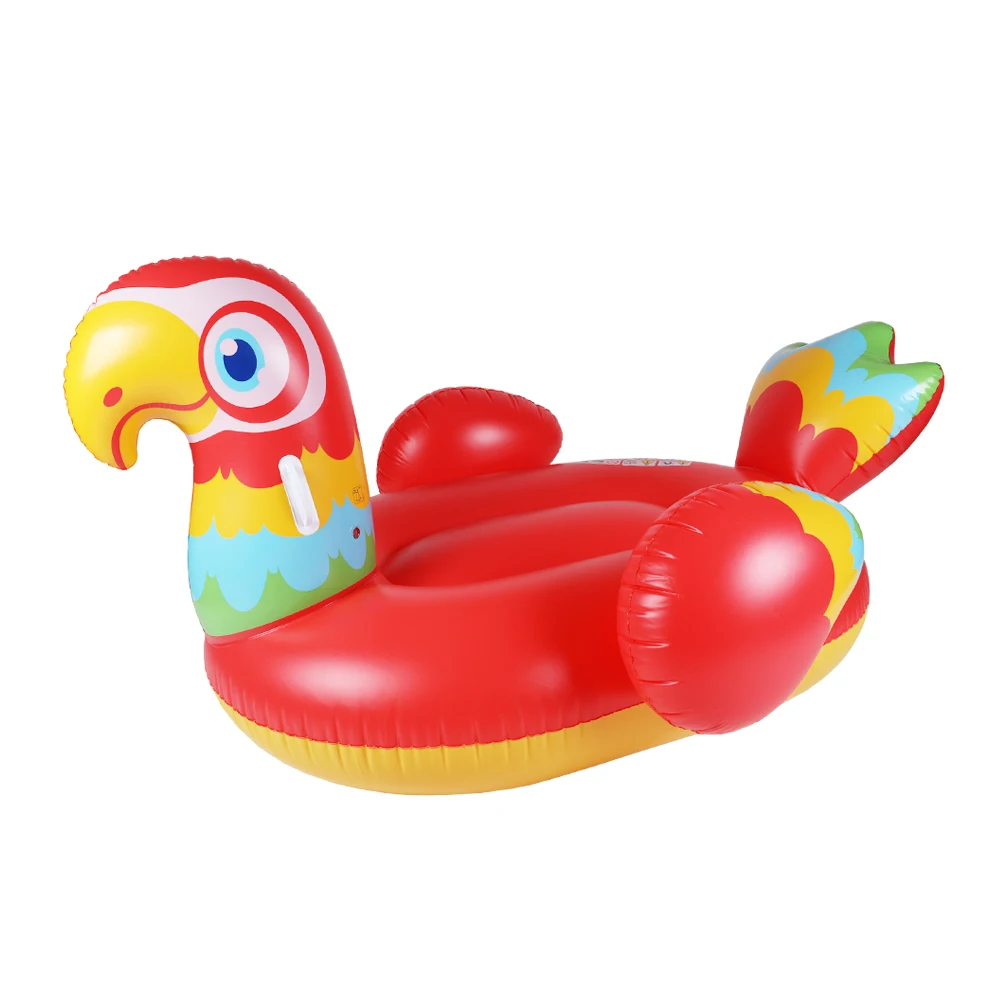 

2022 New 79*59*39 inch Parrot Giant Lounger Pool Floats Ride-On Swim Pools Floaties Swimming Party