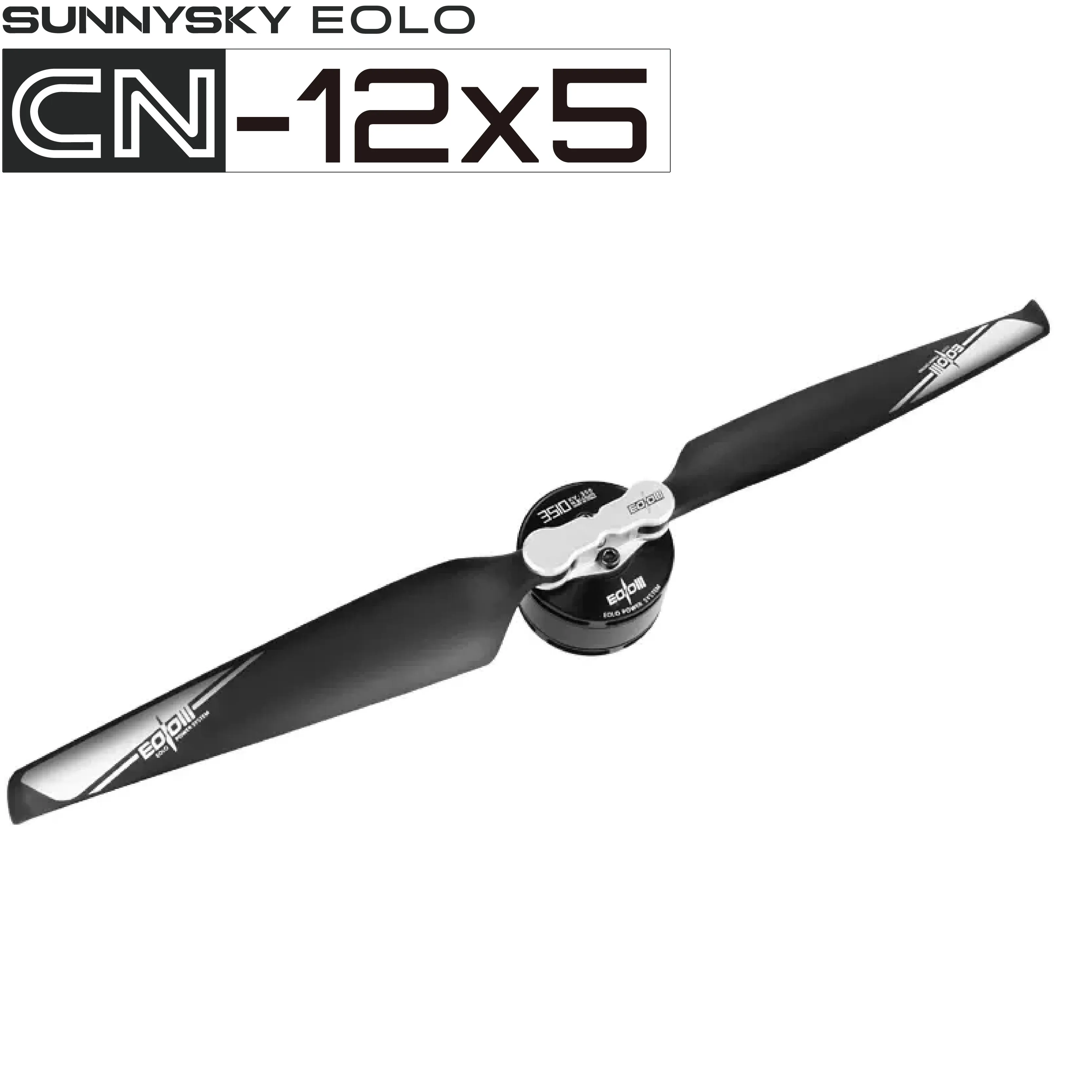 SunnySky EOLO CN 12x5 Folding CW CCW Prop Blades, Carbon Composite Prop for 2806 3506 UAV Motor