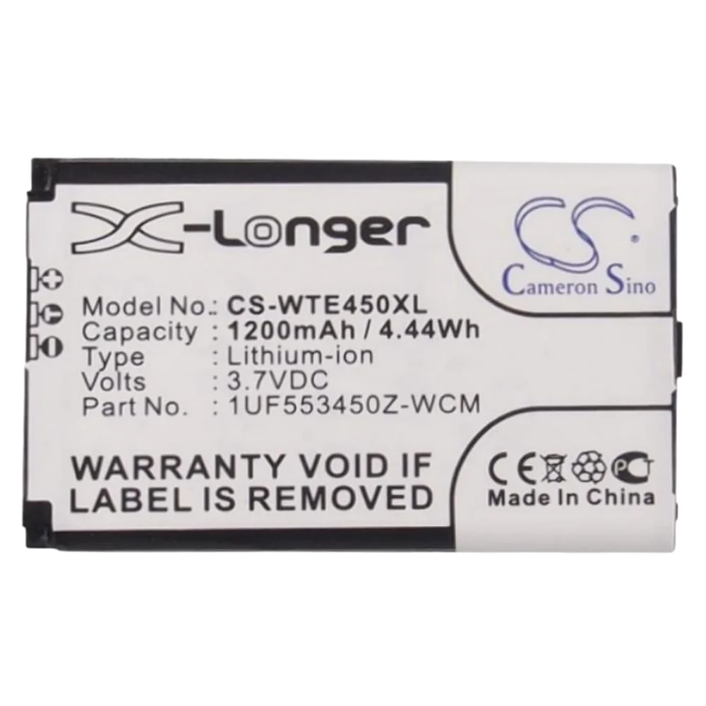 Li-ion Tablet Battery for Wacom, 3.7V, 1200mAh, Compatible Models:  CTH-470, CTH-470S Intuos5 Touch, PTH-450-DE, PTH-450-EN