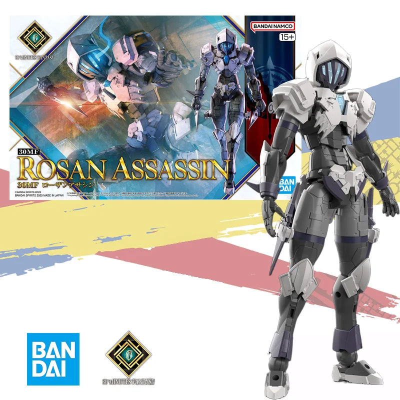 

Bandai Genuine 30MF 30 MINUTES FANTASY ROSAN ASSASSIN Anime Action Figure Model Toy Gift Collection Model Children's Gift