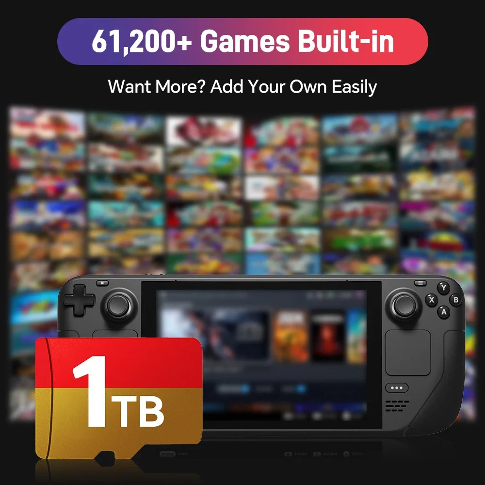 Steam Deck Micro SD Card Retro - огляд і ціна Retro Gaming Emulator Pc