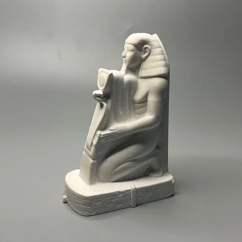Ancient Egyptian Pharaoh Pyramid Tutankhamun mummy plaster sculpture desktop small ornaments commemorative gift