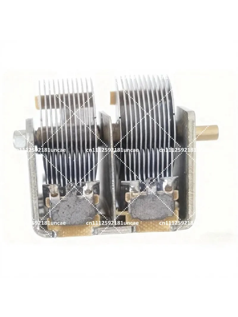 Air Medium Dual Variable Capacitor Mineral Radio Electronic DIY Kit