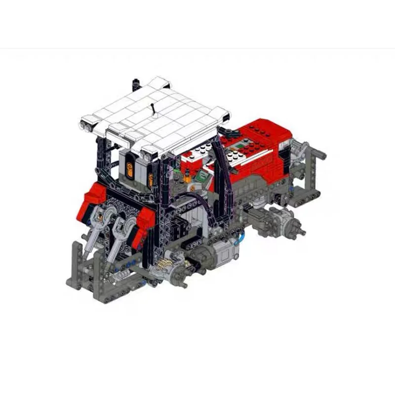 農業用車両トラクター 組み立てブロックセット 7700S IRリモコン テクニックモデル 1220ピース 多機能電動玩具
