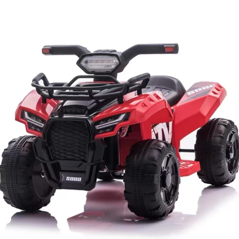 Coche eléctrico de asiento ancho con Buggy de playa antiribaltes de 4 ruedas para niños de 2 a 6 años, coche eléctrico con Control remoto Parental y absorción de impacto