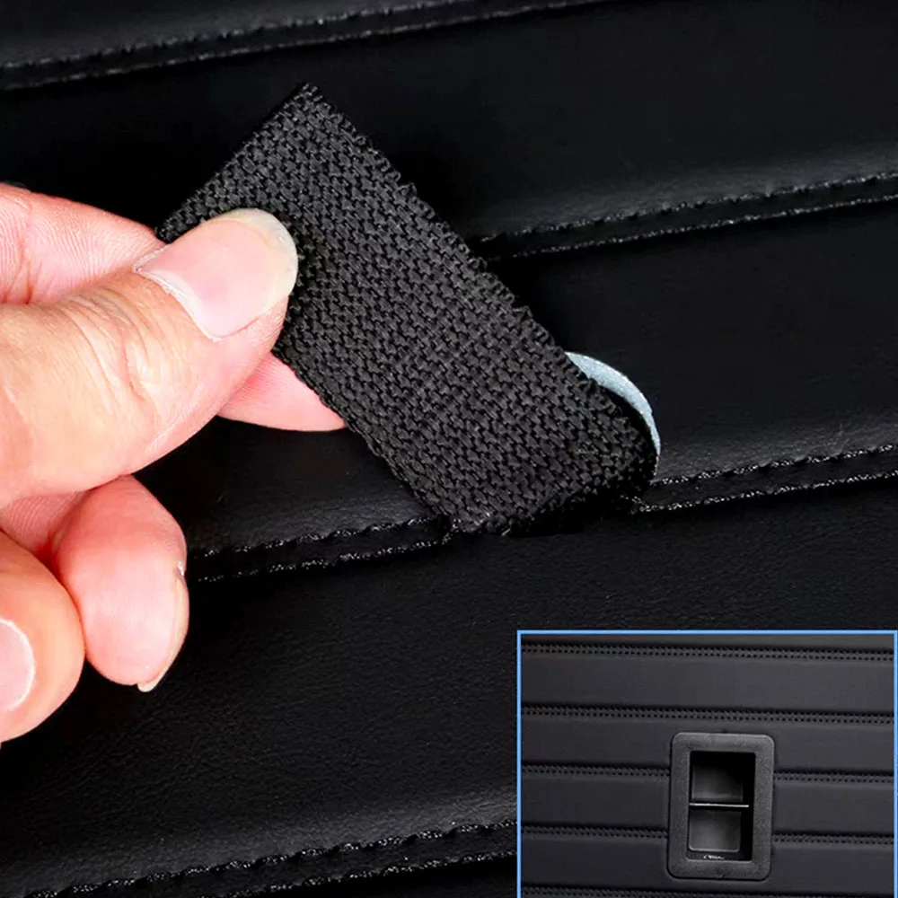 For BAIC 212 T01 2024-2026 Car Trunk Liner Split Design Leather Cargo Mat Anti-scratch Waterproof Rear Boot Protector