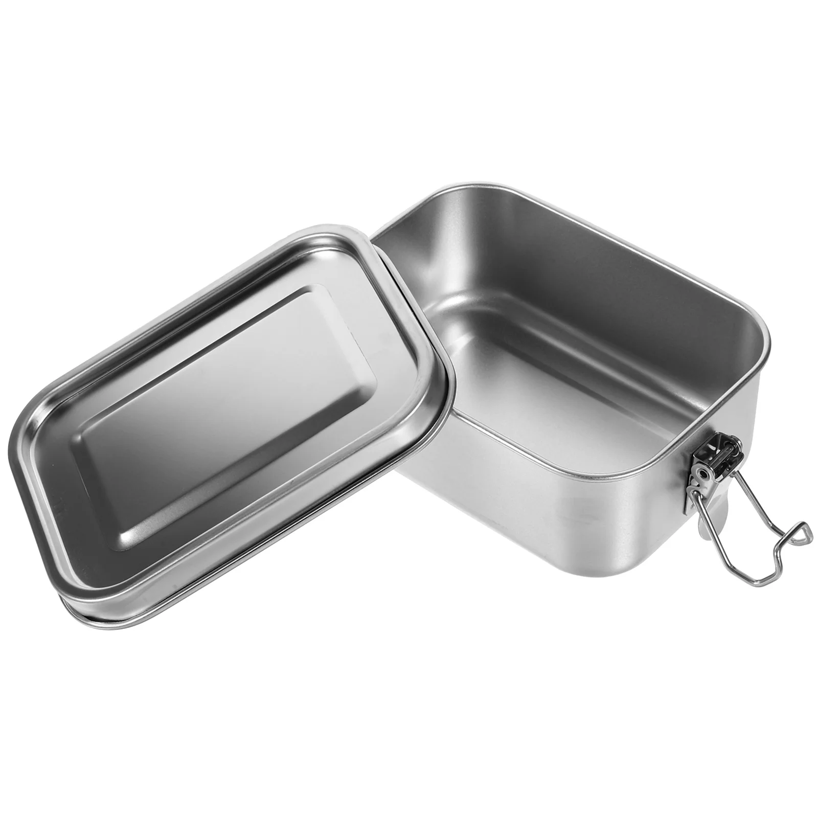

Stainless Steel Bento Box Portable Lunch Container For Students Rectangle Food Storage Box Leak Proof Snack Holder