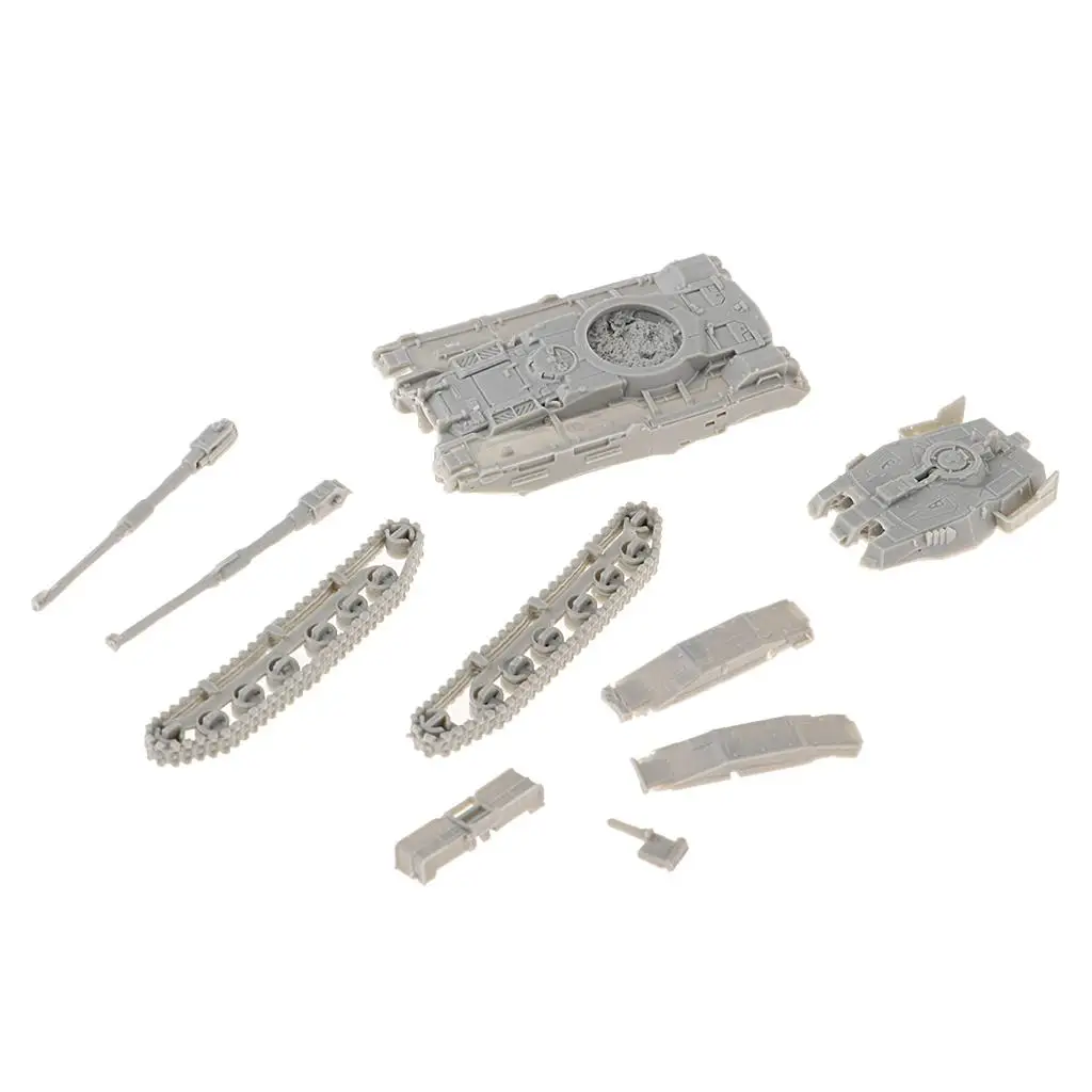 1 144 Scale Resin Union Army Tank Model Soldier Scene Miniatures for WWII Sand Table Scenery