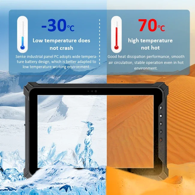 Explosion Proof Tablet 810g 10 Inch 10000 Mha GPS Barcode Scanner Ip65 Waterproof Windows 10 Industrial Tablet Pc Atex Tablet