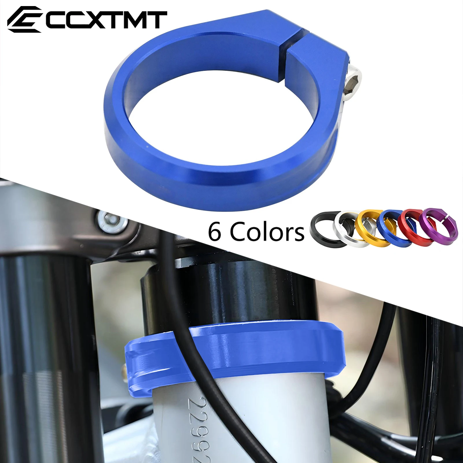 Electric Motocross CNC Steering Column Pipe Clamp Reinforced Riser Clamps For Sur-Ron Surron Sur Ron Light Bee X Motorcycle part