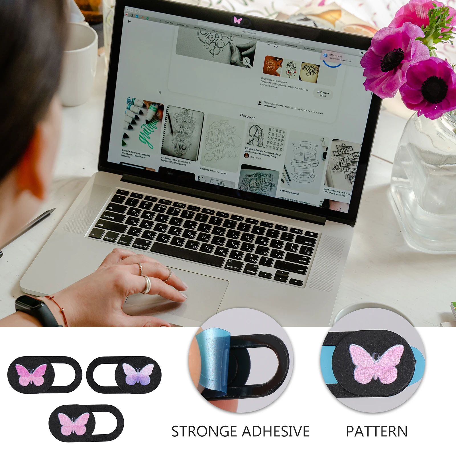 

3pcs Privacy Laptop Slider Strong Adhesive Webcam Lid Protective For Computer Lens Security Privacy Video