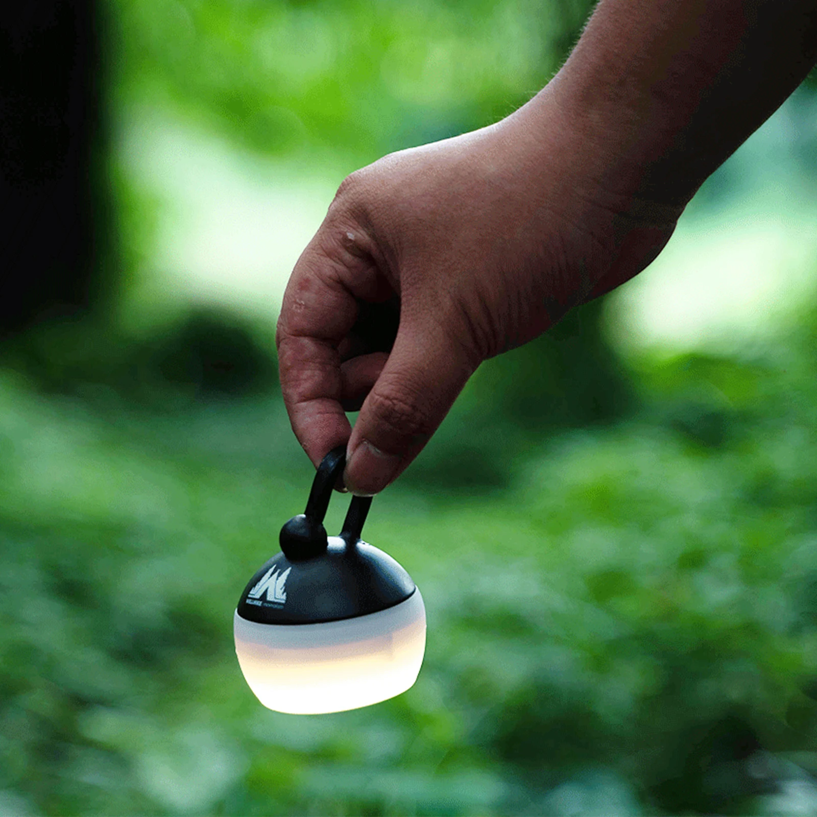 مصغرة التخييم خيمة ضوء قابلة للشحن المشي لمسافات طويلة في الهواء الطلق ليلة الصيد مصباح معلق مصباح التخييم للتخييم التنزه #5