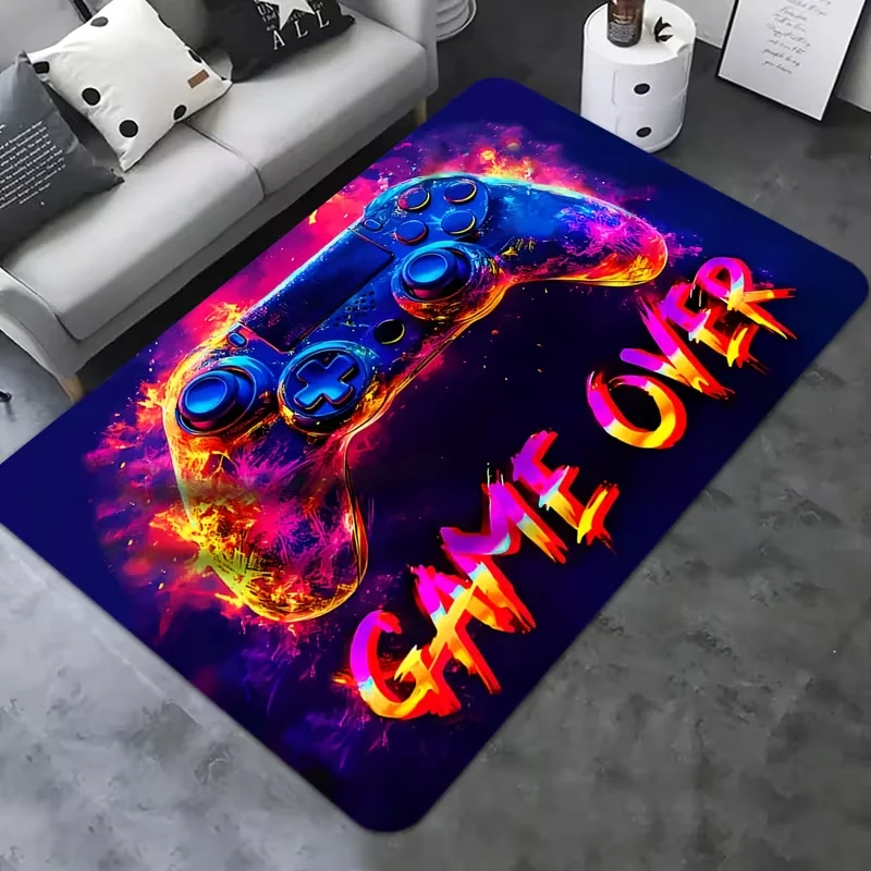 Colorful Galaxy Planet Space Area Rug Non Slip Floor Mat Nebula Starry Universe Print Soft Carpet Living Room Bedroom Decor