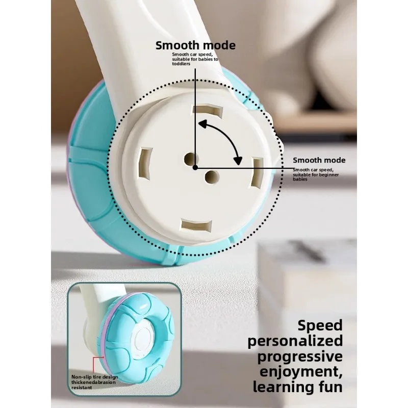 مشاية جديدة للدفع اليدوي لعام 2025 مضادة للساق للرضع والأطفال متعددة الوظائف من عمر 6 إلى 18 شهرًا ومضادة للدحرجة بعمر سنة واحدة #2