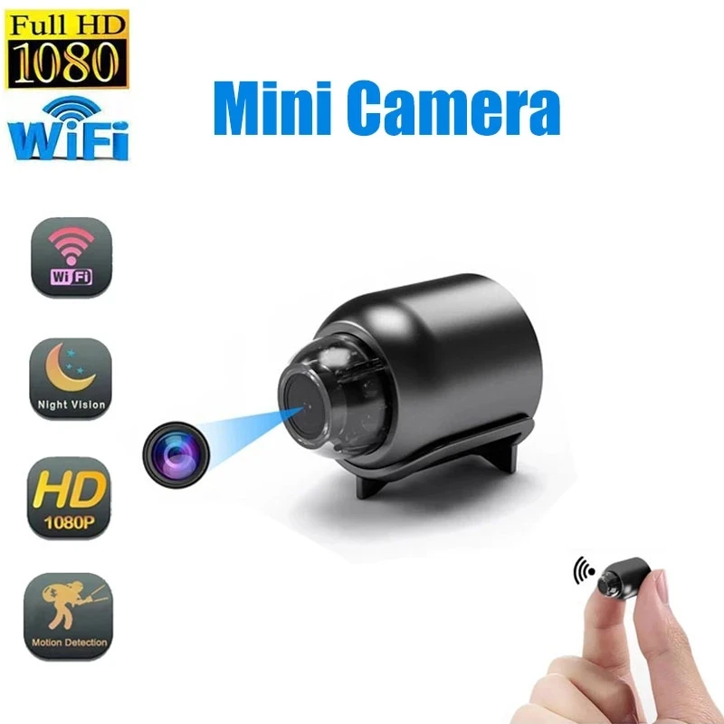 Pop X5 1080P Full HD Mini Camera Indoor WiFi 2.4G Remote Real-time Monitor Outdoor Recorder Night Vision USB Webcam