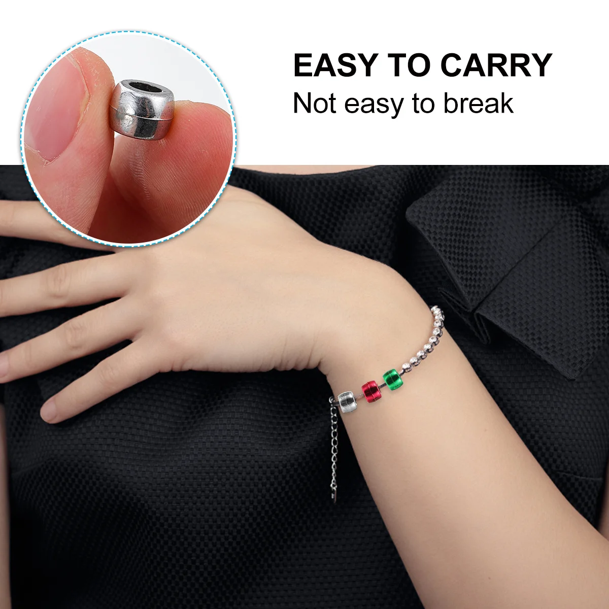 600개 크리스마스 DIY 비즈 컬러풀 플라스틱 라운드 비즈 목걸이 팔찌 장신구 및 홈 장식용 플라스틱 비즈