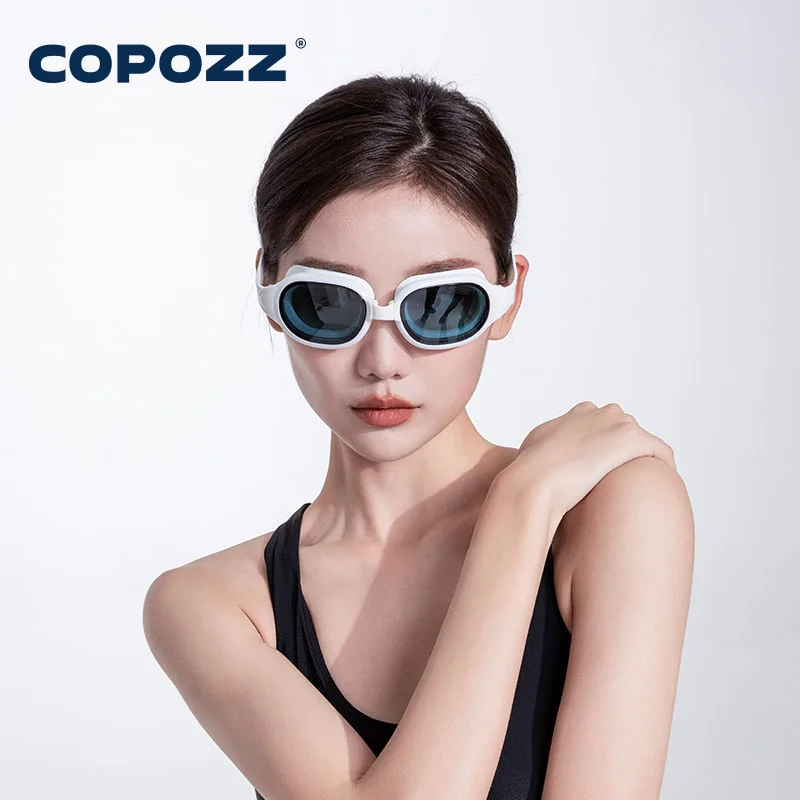 COPOZZ Professionelle Schwimmbrille für Herren und Damen, beschlagfrei, UV-Schutz, wasserdichte Schwimmbrille, Schwimmbrille