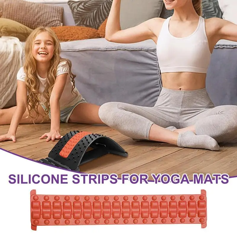 Lower Back Stretcher Silicone Back Stretcher Strips For Lower Back Stretching Supplies For Back Lower Back Spine Scoliosis And