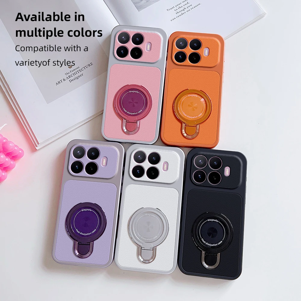 Étui de luxe mat magnétique avec béquille pour Xiaomi 17T Pro / Xiaomi 17T