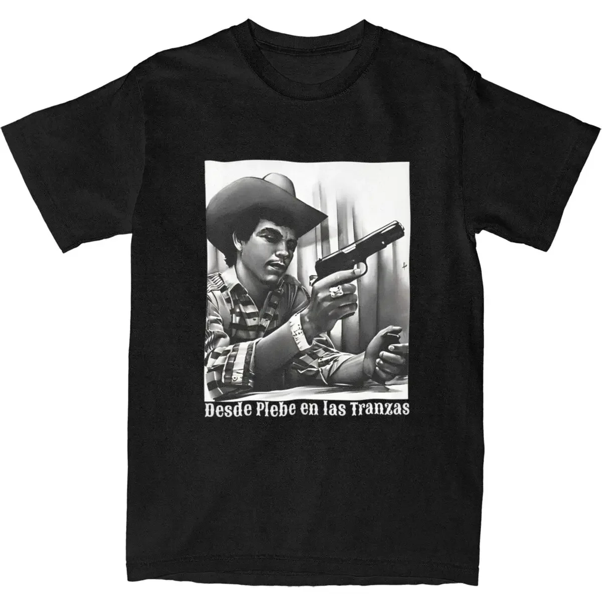 

Men's Chalino Sanchez T Shirts pela vacas Cotton Clothes Beach Classic Short Sleeve T-Shirt O Neck Fashion Pattern Tee Shirt