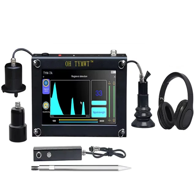 

New TYM-7A Plumbing Gas Water Leak Detection Equipment Underground Pipelines Leak Detector Water
