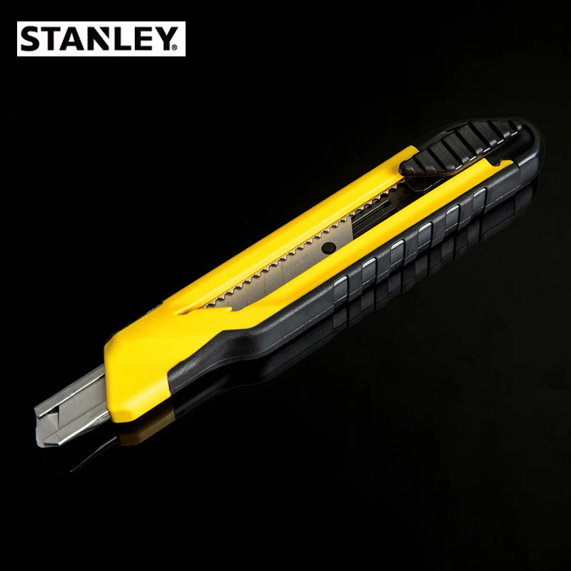 STANLEY Self-locking utility knife with two-color handle 9mm STHT10264-8 STHT10266