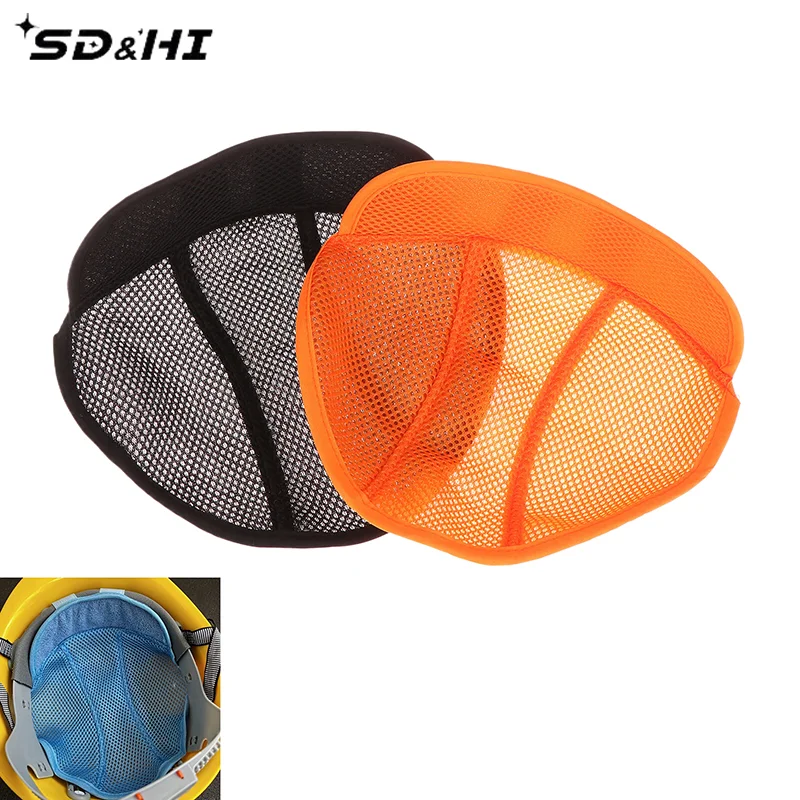 1 Piece Safety Cap Cooling Pad Sweat-absorbing Ventilation Head Protection Adult Helmet Insert Liner Breathable Mesh Sweat Band