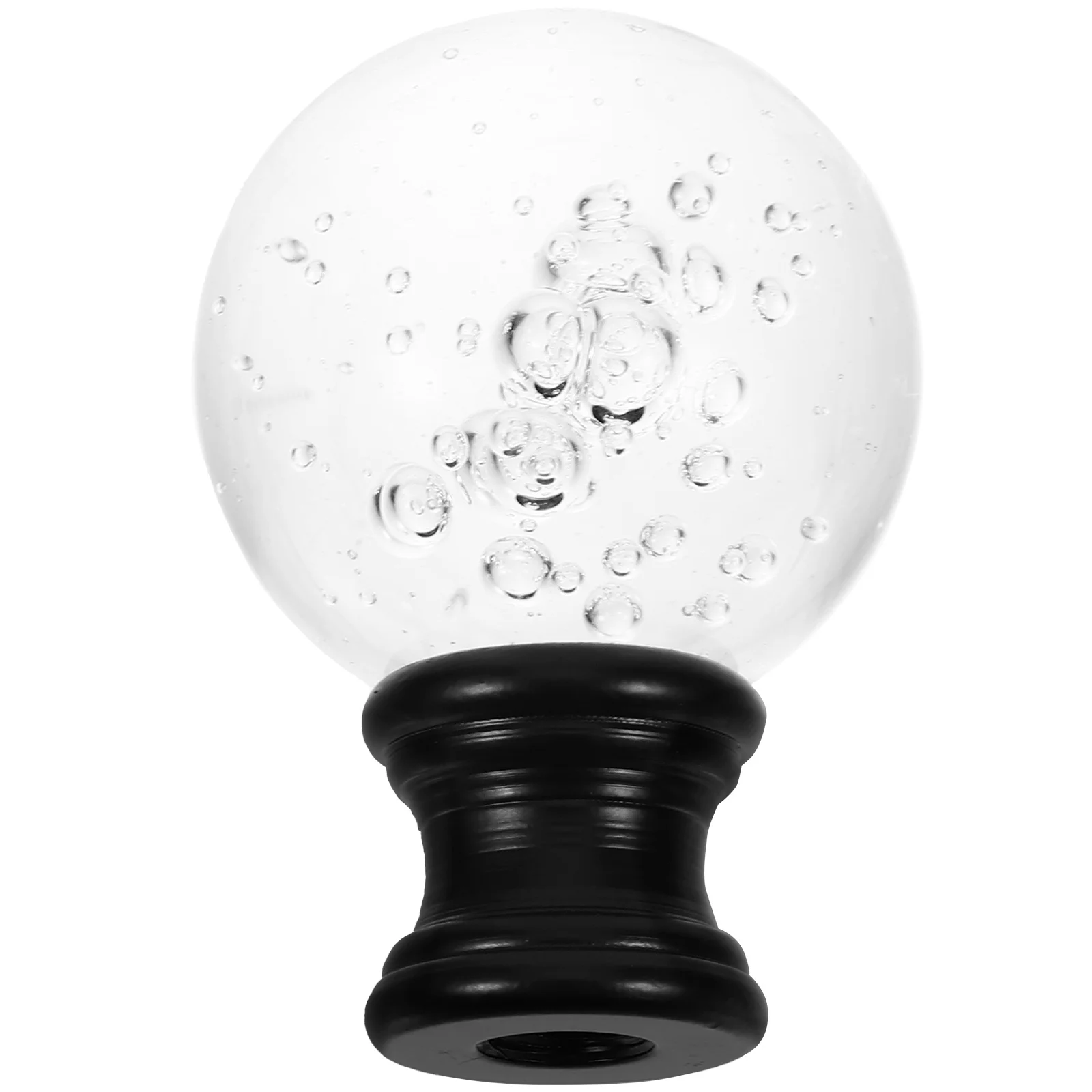 

Ball Light Knob Decor Harp Finial Cap Tapped Lampshade Holder Solid Metal Acrylic Home Decorative Lamp Finials Elegant Finial