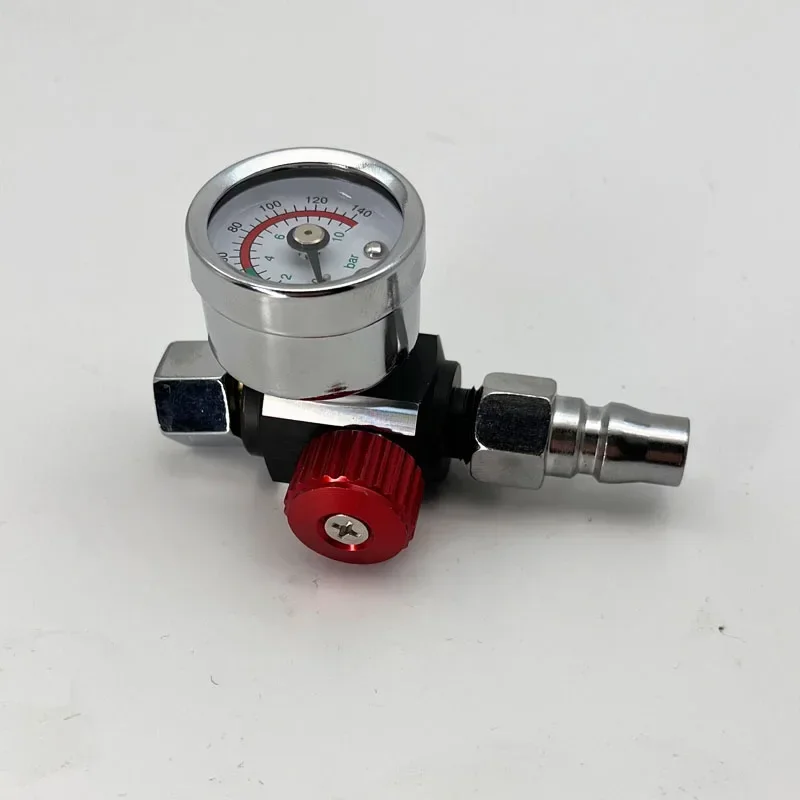 Imagem -03 - Paint Spray Gun Regulador Ajuste de Pressão de ar Hvlp Medidor de Pressão de Cauda Suntool