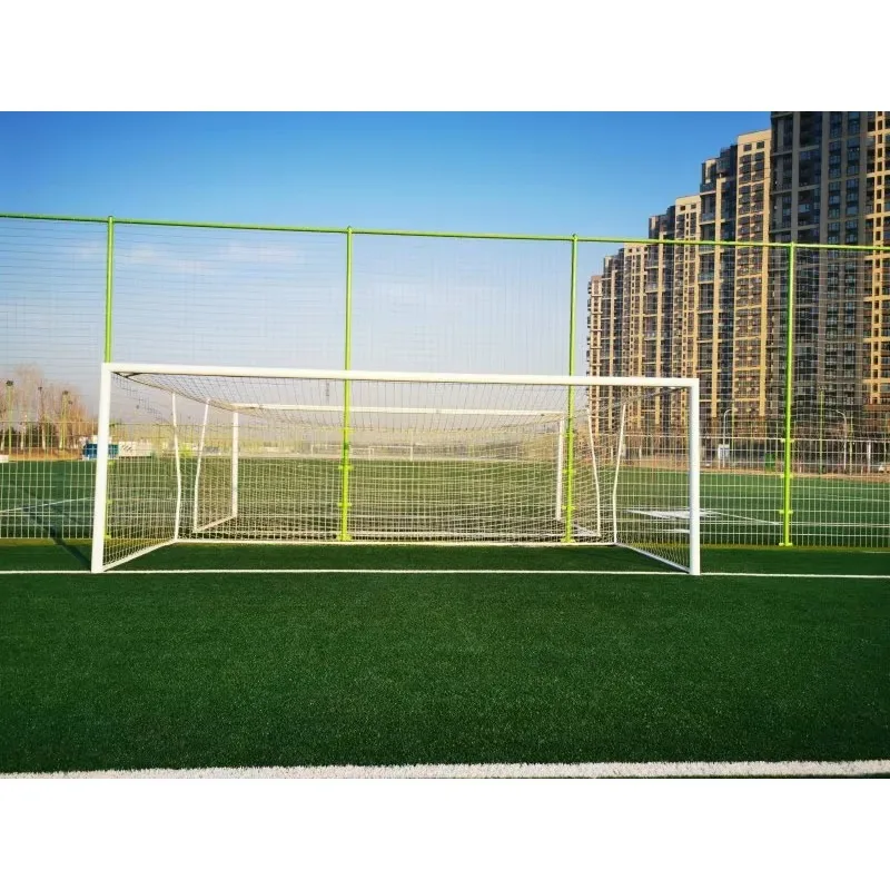 Heavy Duty Soccer Goal Full Size with Spring Net for Professional Training Match Use and School Sports