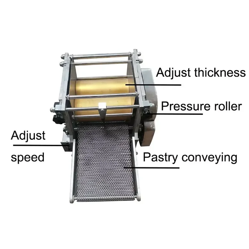 Fully Automatic Industrial Flour Corn Tortilla Maker for Taco Roti Pressed Bread Cereal Products