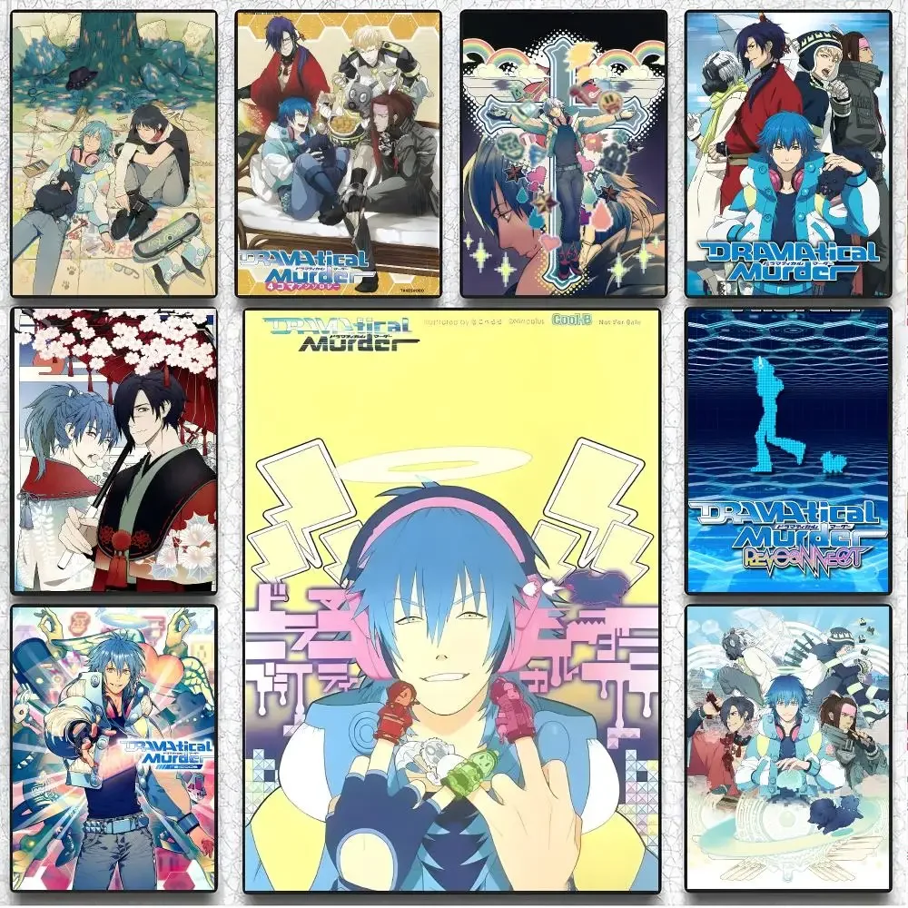 Anime Drama Dramatical Murder Poster Artistic Wall Decor Indoor Outdoor Home Ornament for Collectors