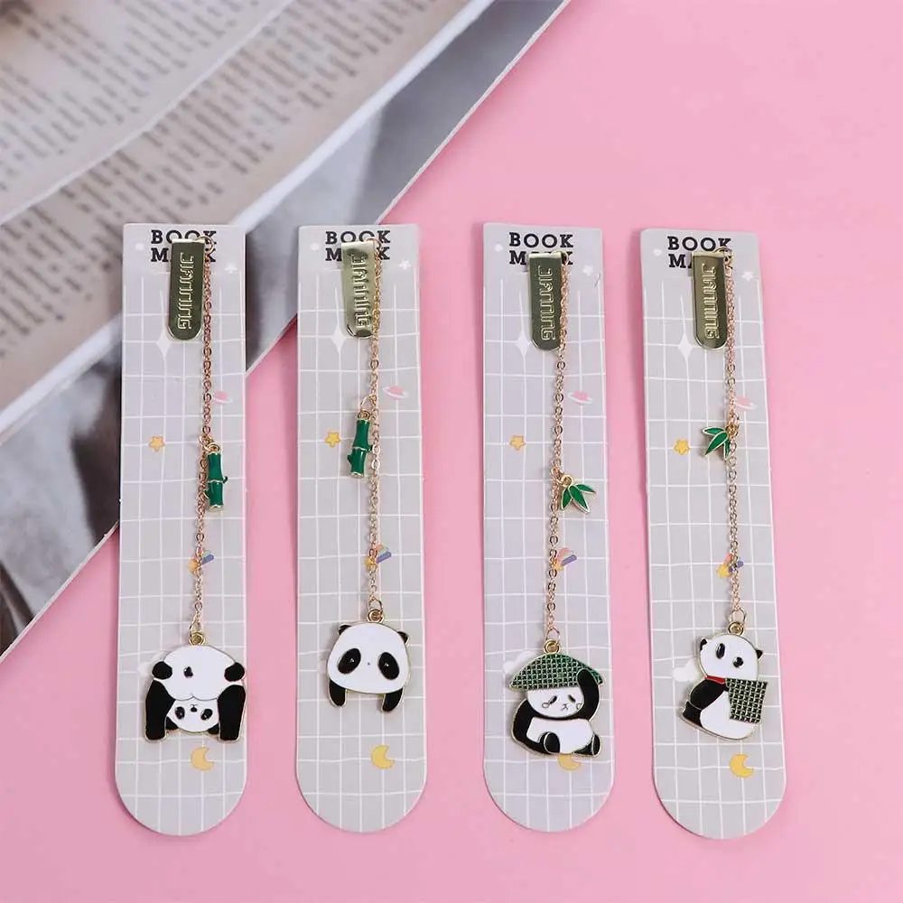 1 Pcs Kawaii Animals Pattern Book Page Holder High-Grade Paper Clip Tassel Pendant Student Journaling Mark Stationery Products