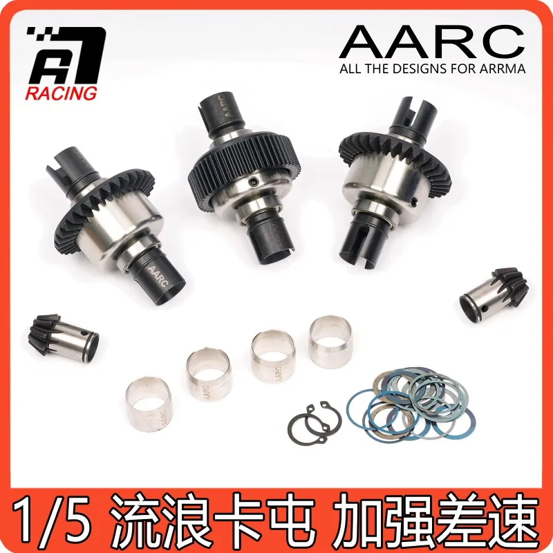 Full Set Front Center Rear Diff Kit Heavy Duty Reinforced Differential for ARRMA 1/5 Outcast Kraton RC Monster Truck Upgrade