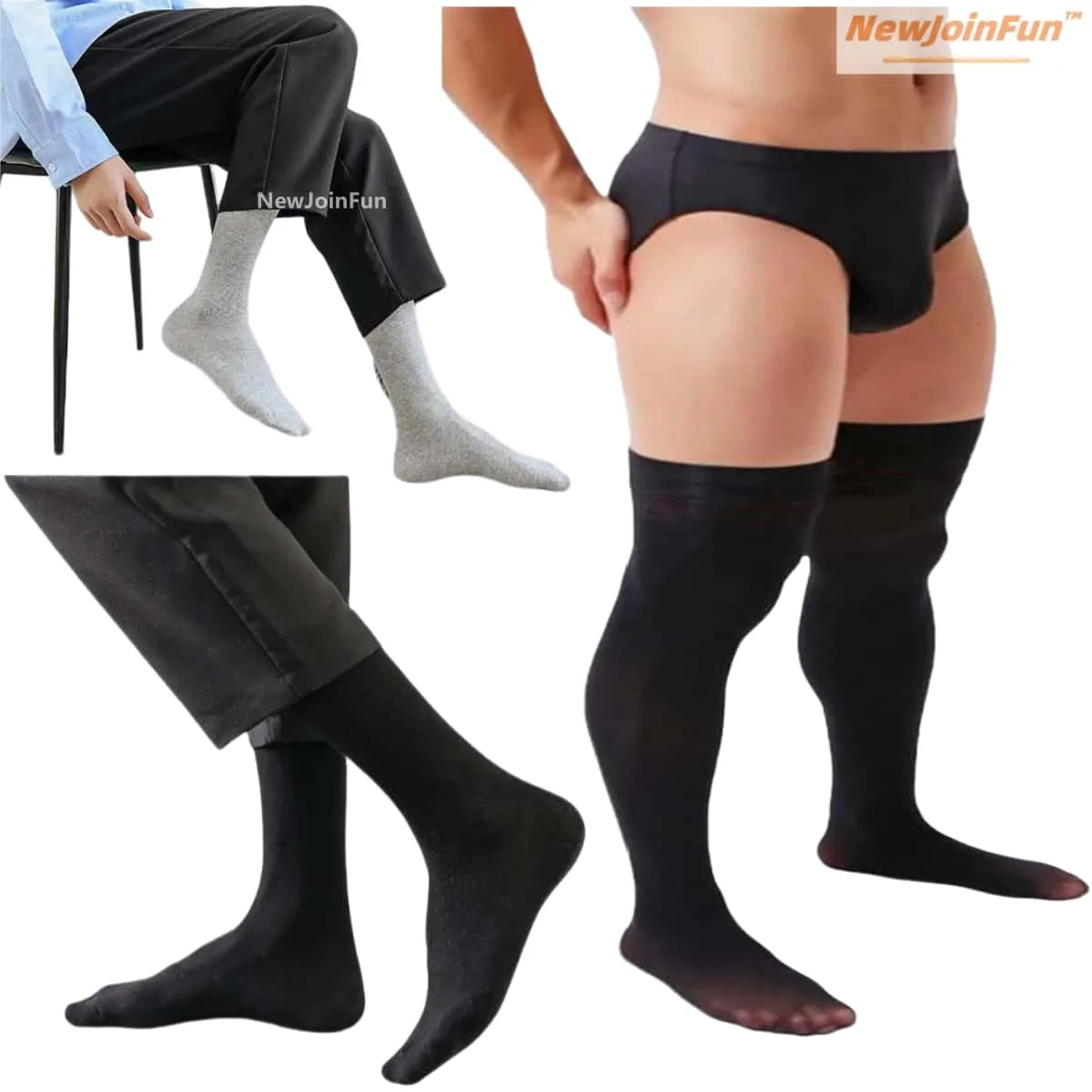 

Мужские длинные носки до колена, хлопковые однотонные деловые мягкие эластичные вечерние платья, формальные чулки для джентльменов